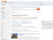 Tablet Screenshot of apartments.oodle.co.nz